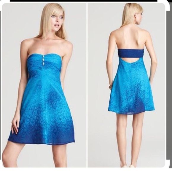 Free People Dresses & Skirts - Free People Seashell
 Ocean Blue